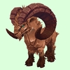 Red Ramolith - Smaller Horns w/ Bristles
